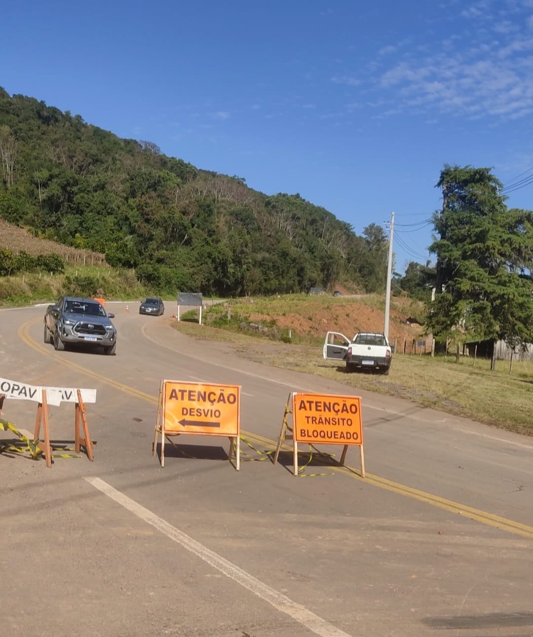 🚧 BR-116 ESTÁ LIBERADA DE FORMA PARCIAL ENTRE SÃO MARCOS E CAMPESTRE DA SERRA